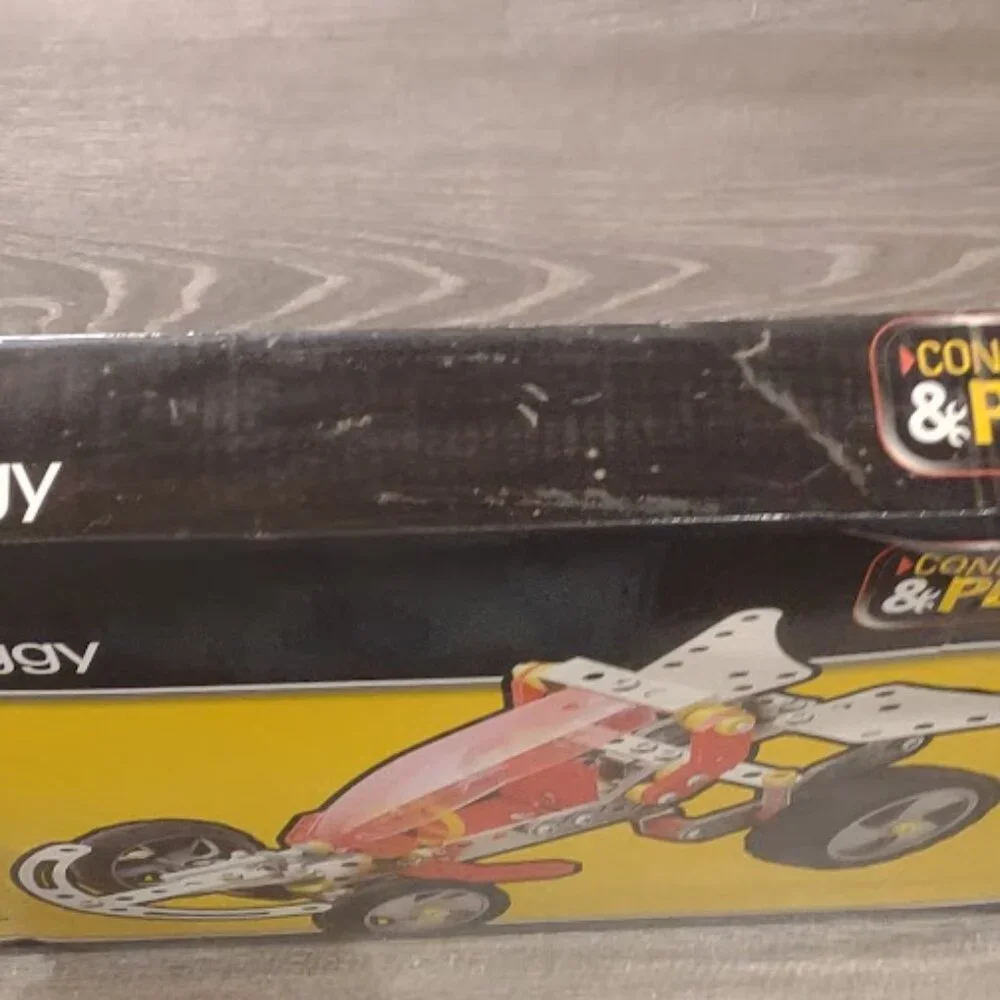 STANLEY DUNE BUGGY MODEL CONSTRUCT & PLAY 187 PIECES NEW OPEN BOX BOX BOX DAMAGE